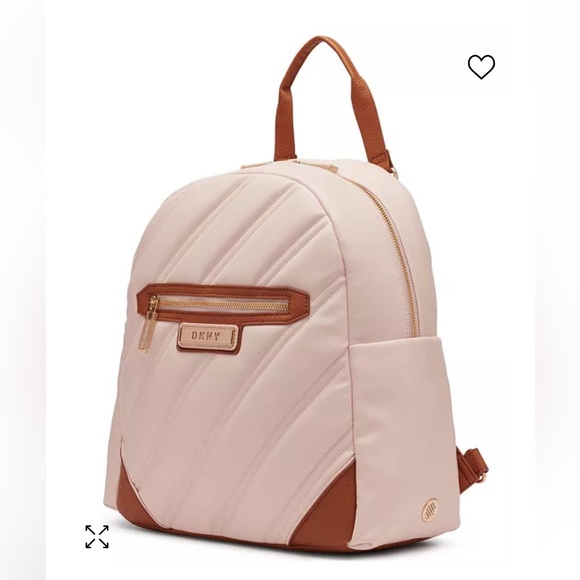 DKNY BIAS 15” Backpack Rosewater Color EUC - Picture 2 of 16